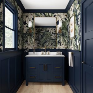 Bathroom featuring Bertch cabinetry